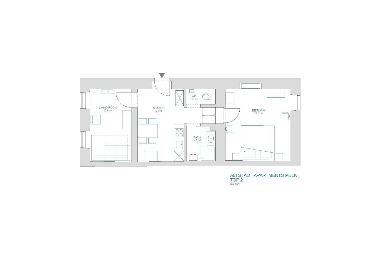 Altstadt Apartments Melk Mit Sauna Esterno foto